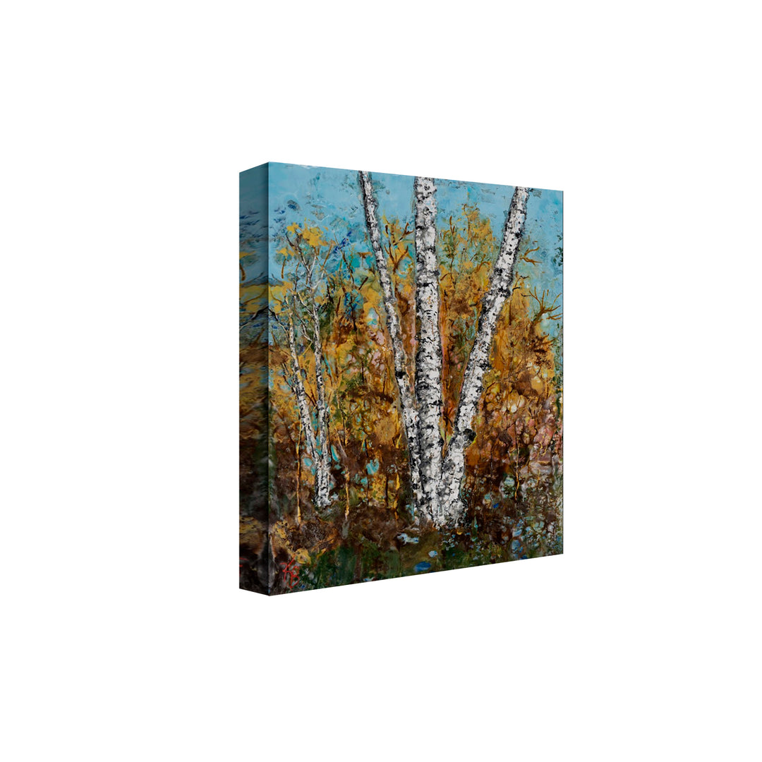 "Burnished Birch" Canvas Wall Art By Karen Biery