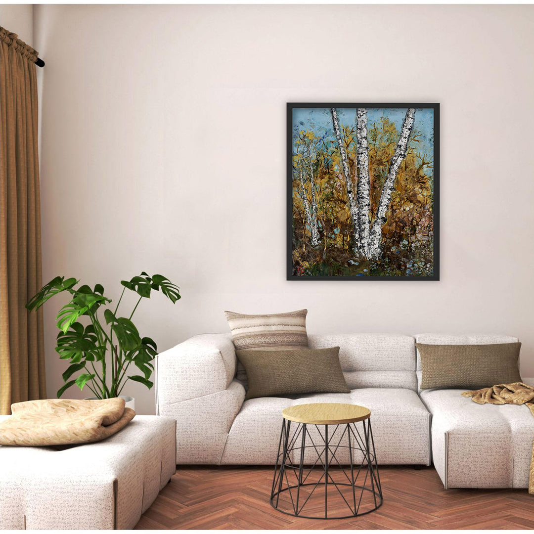 "Burnished Birch" Canvas Wall Art By Karen Biery