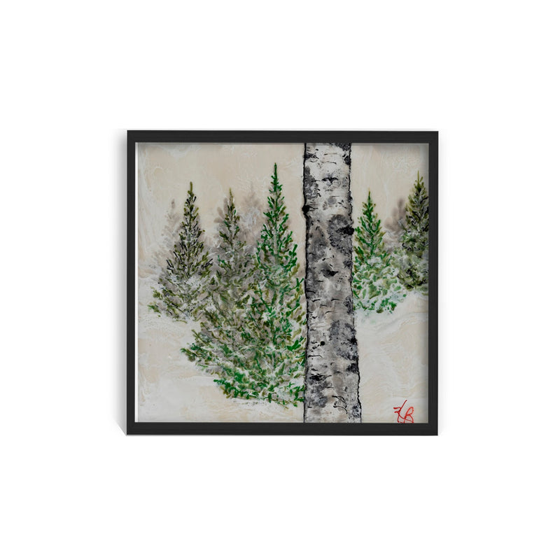 "Wintered Pines" Canvas Wall Art Karen Biery