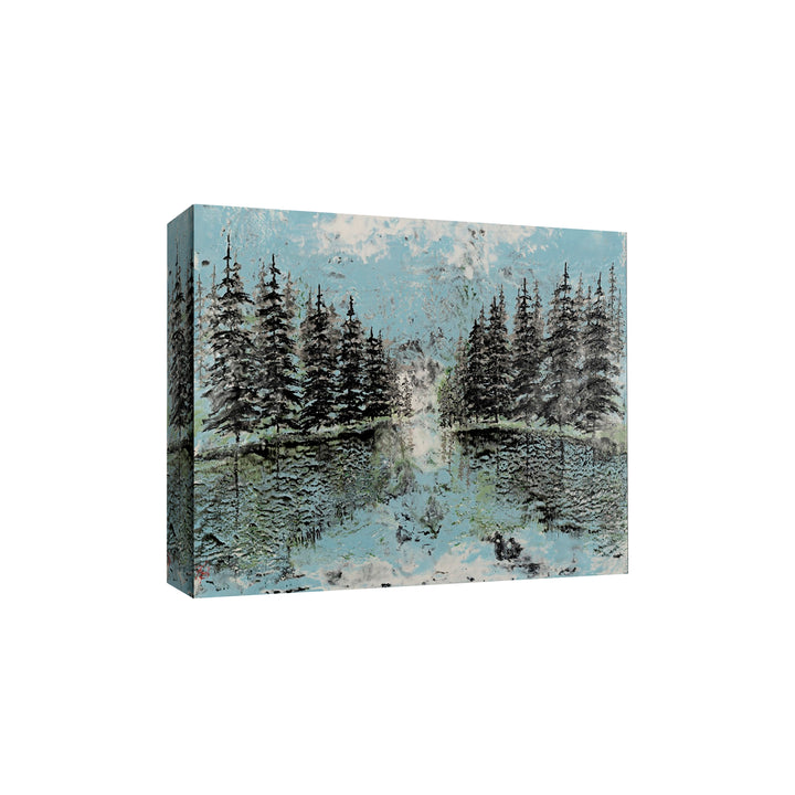 "Evergreen Reflection" Canvas Wall Art By Karen Biery