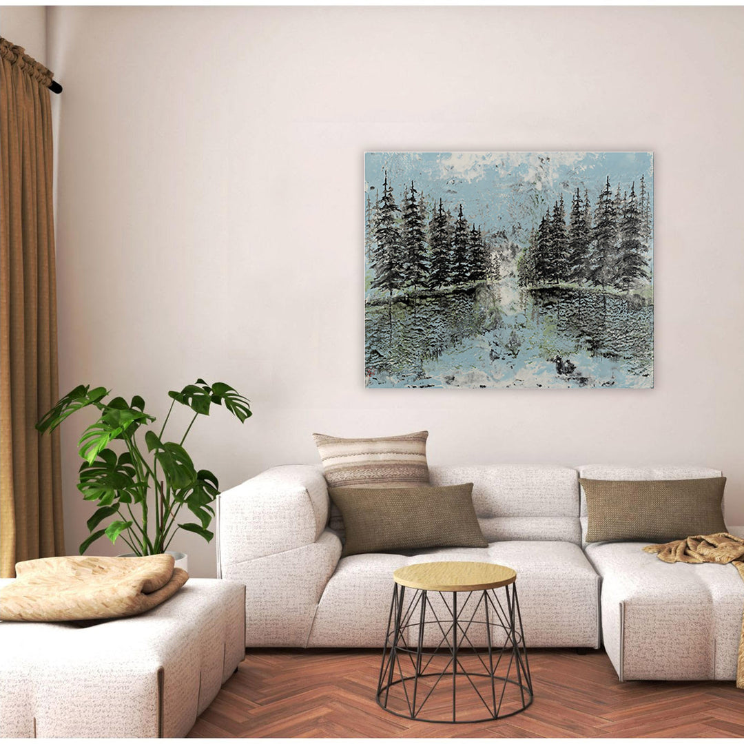 "Evergreen Reflection" Canvas Wall Art By Karen Biery