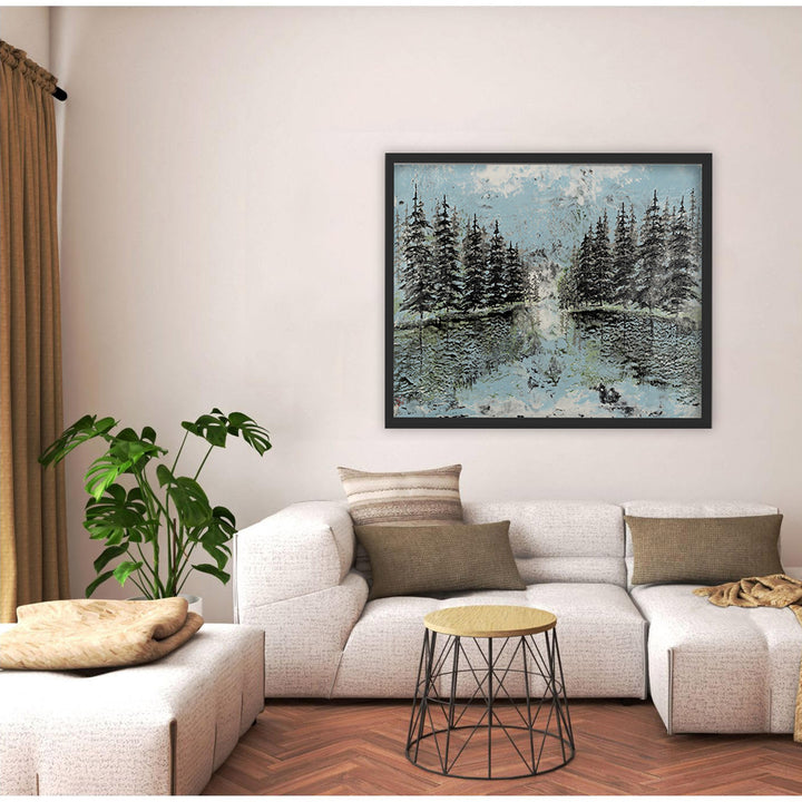 "Evergreen Reflection" Canvas Wall Art By Karen Biery