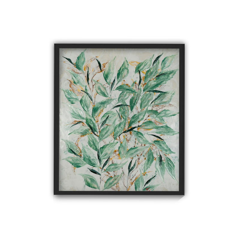 "Verdant Sprig" Canvas Wall Art Karen Biery