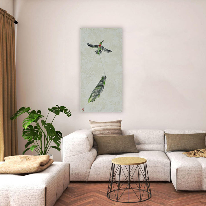"Vivid Flutter" Canvas Wall Art Karen Biery