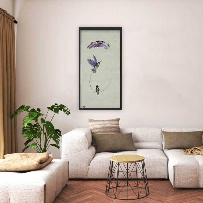 "Flight of Color" Canvas Wall Art By Karen Biery
