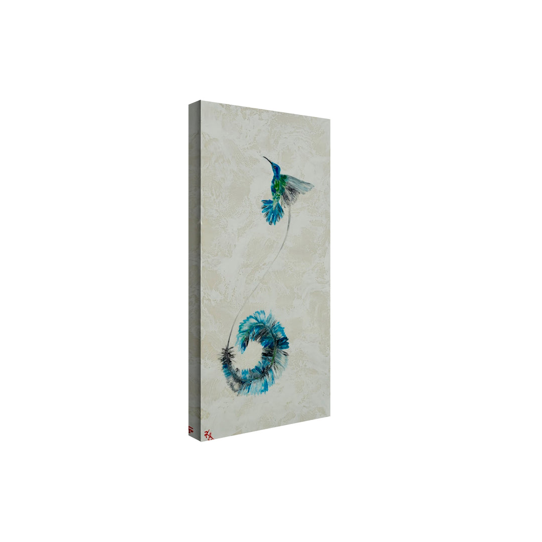 "Feathered Symphony" Canvas Wall Art By Karen Biery