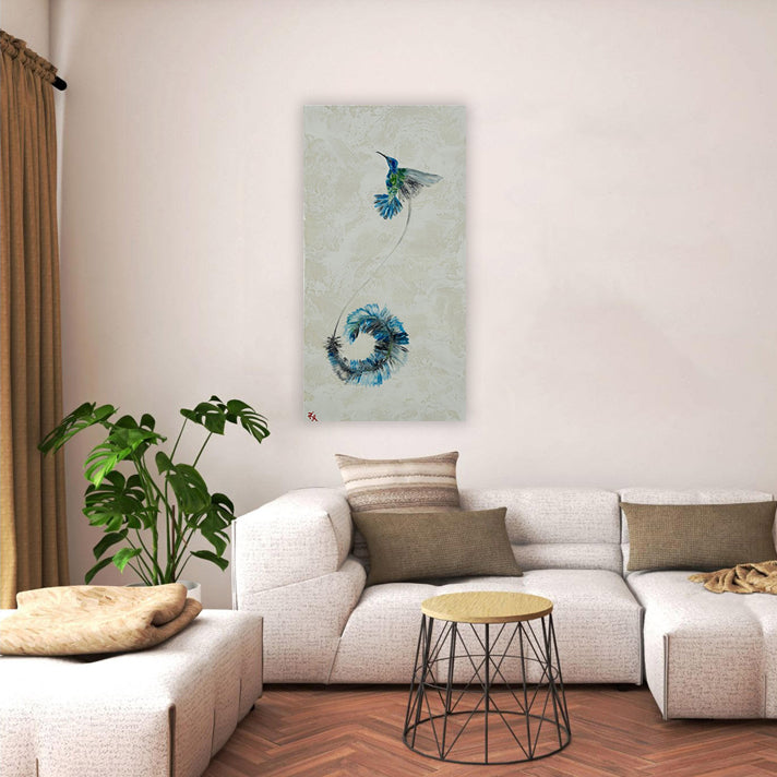 "Feathered Symphony" Canvas Wall Art By Karen Biery