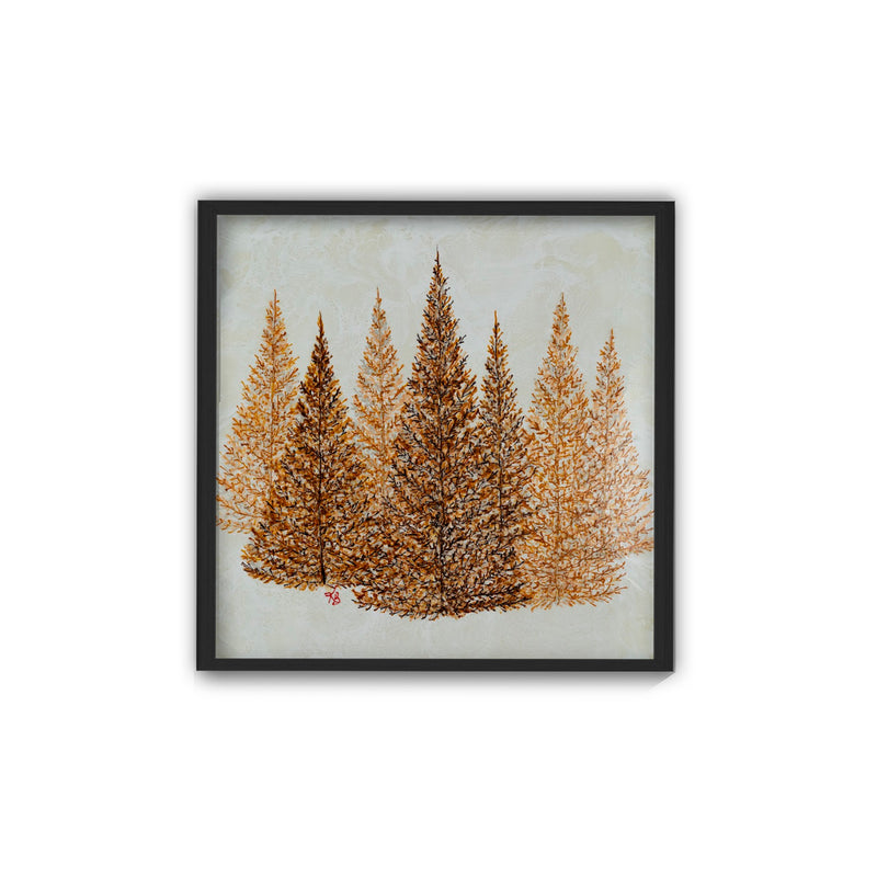 "Gilded Pines" Canvas Wall Art By Karen Biery