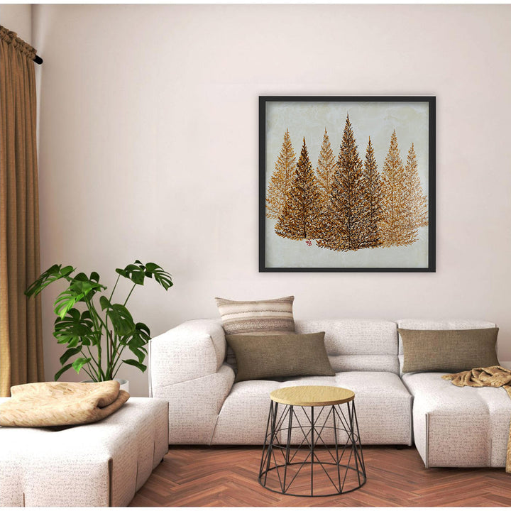 "Gilded Pines" Canvas Wall Art By Karen Biery