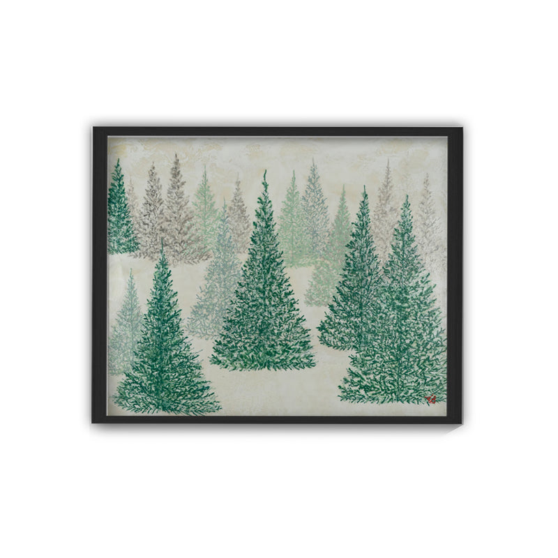 "Ethereal Pines" Canvas Wall Art Karen Biery