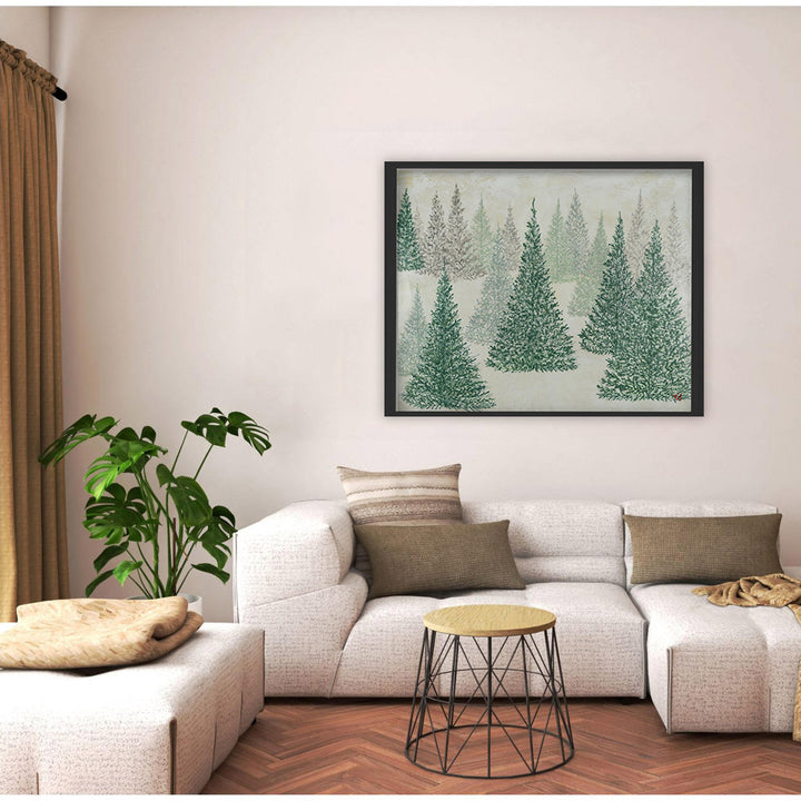 "Ethereal Pines" Canvas Wall Art Karen Biery