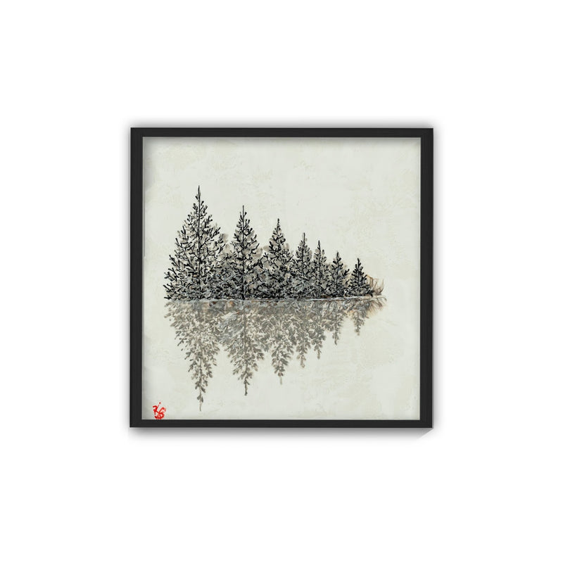 "Frosted Trees" Canvas Wall Art By Karen Biery