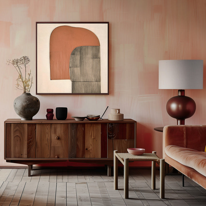 "PlissAa III" Framed Canvas Wall Art by Alma Studio