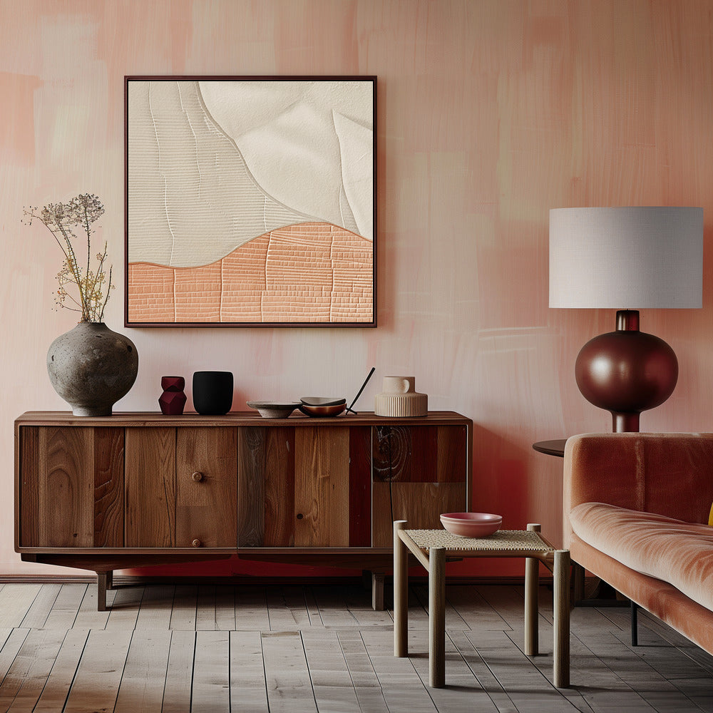 "Feeling II" Framed Canvas Wall Art by Alma Studio