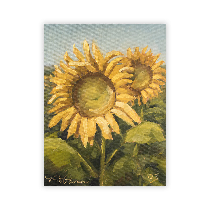 "Sunflower Valley" Acrylic Wall Art