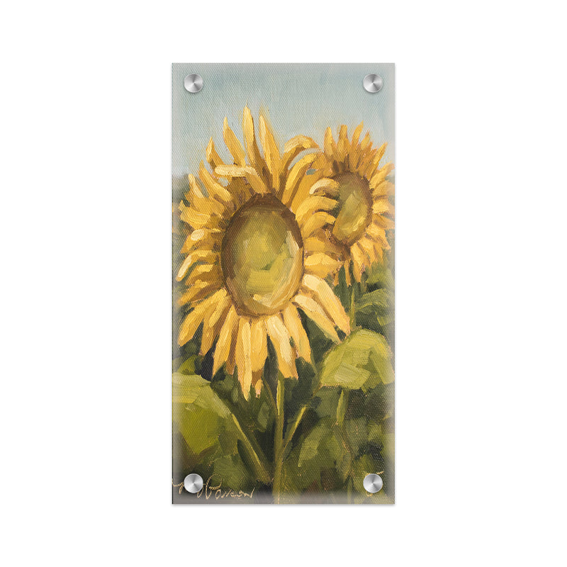 "Sunflower Valley" Acrylic Wall Art