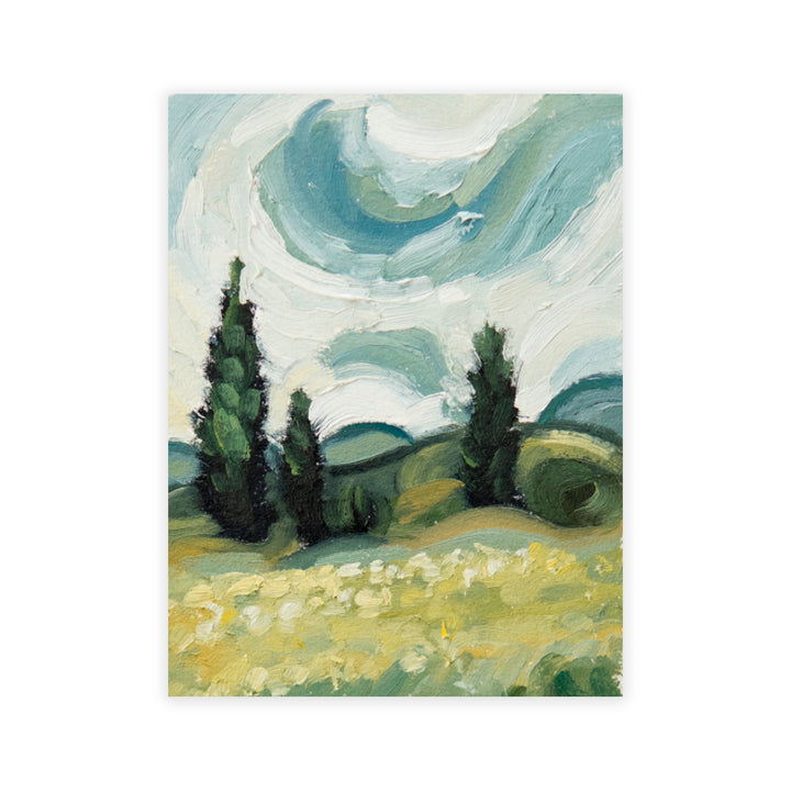 "Swirling Scene II" Acrylic Wall Art