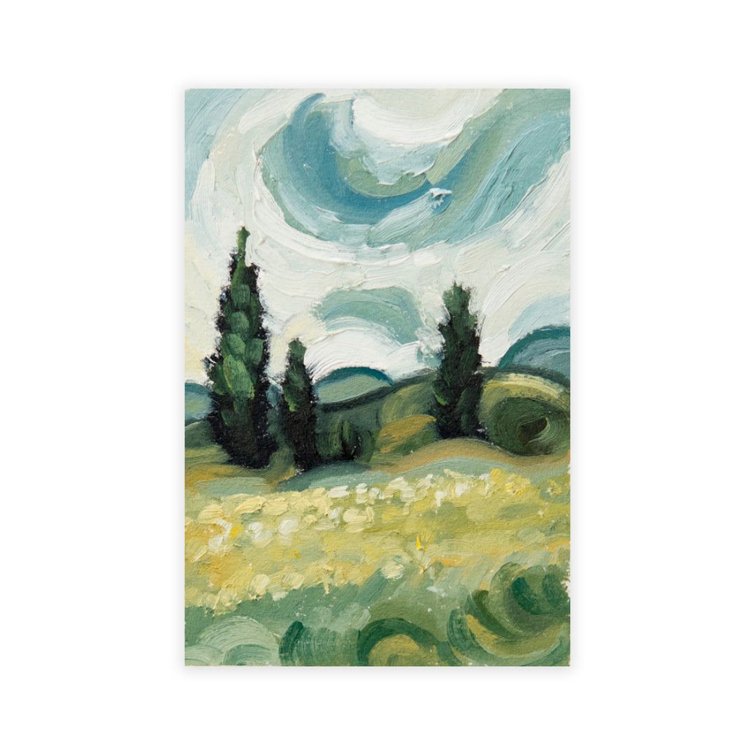 "Swirling Scene II" Acrylic Wall Art