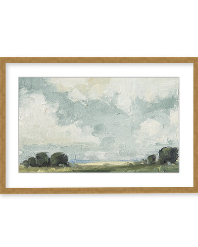 Open Box · Golden Meadows: A Serene Landscape Composition by Marian Parsons