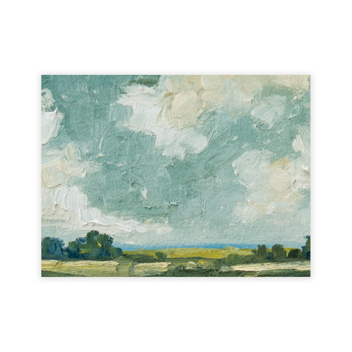 "Painted Abstract Fields XLV" Acrylic Wall Art