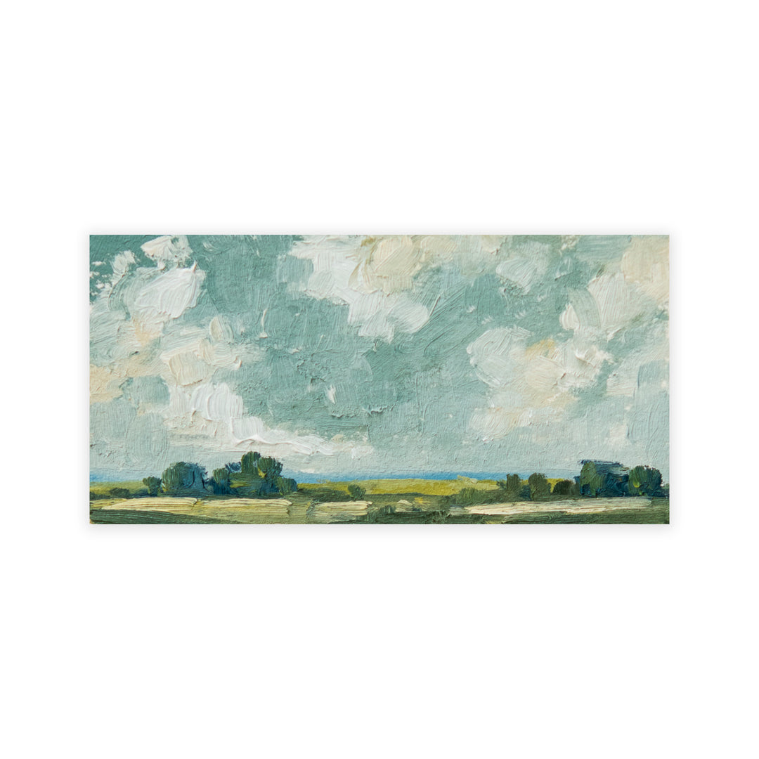 "Painted Abstract Fields XLV" Acrylic Wall Art