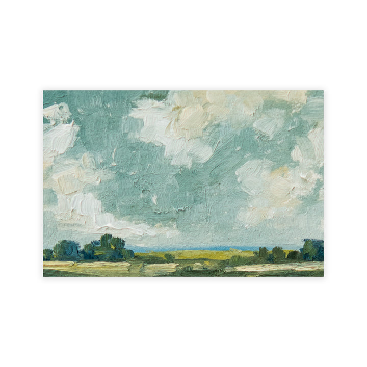 "Painted Abstract Fields XLV" Acrylic Wall Art