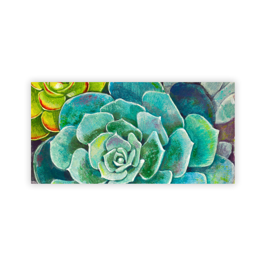 "Deep Succulents" Acrylic Wall Art