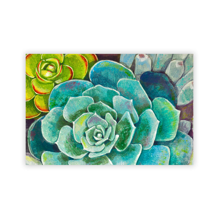 "Deep Succulents" Acrylic Wall Art