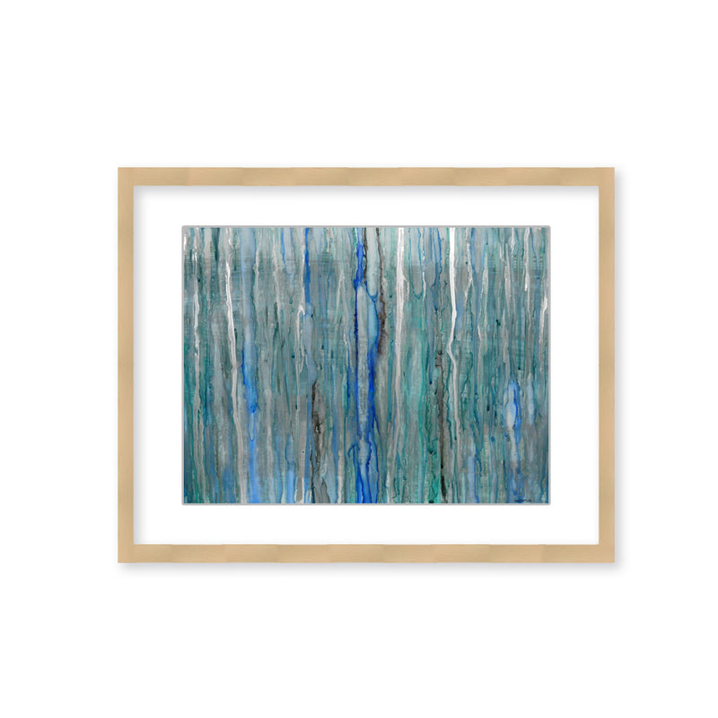 "Arctic Rain" Framed Matted Print Wall Art