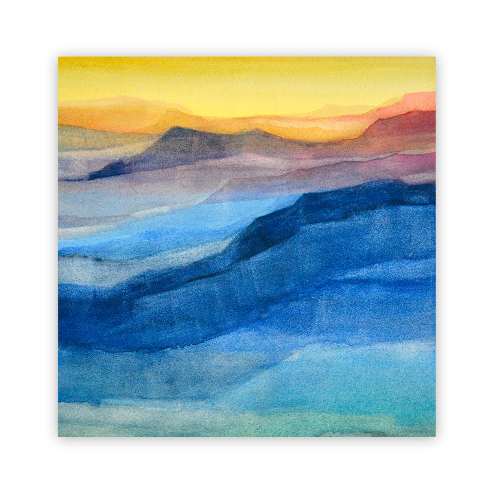 "Rainbow Hills" Acrylic Wall Art
