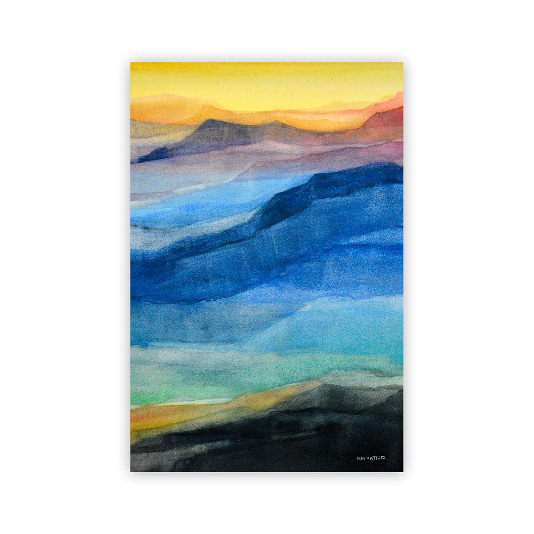 "Rainbow Hills" Acrylic Wall Art