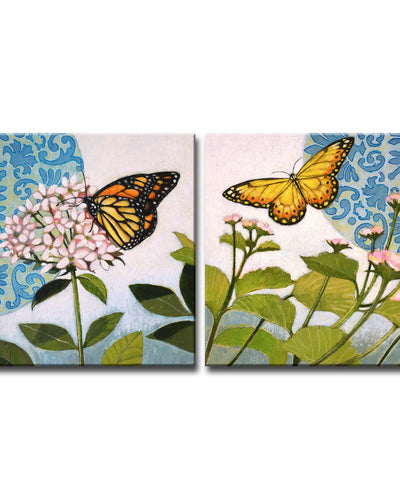 Open Box · 'Flitter I/II' 2 Piece Wrapped Canvas Wall Art Set