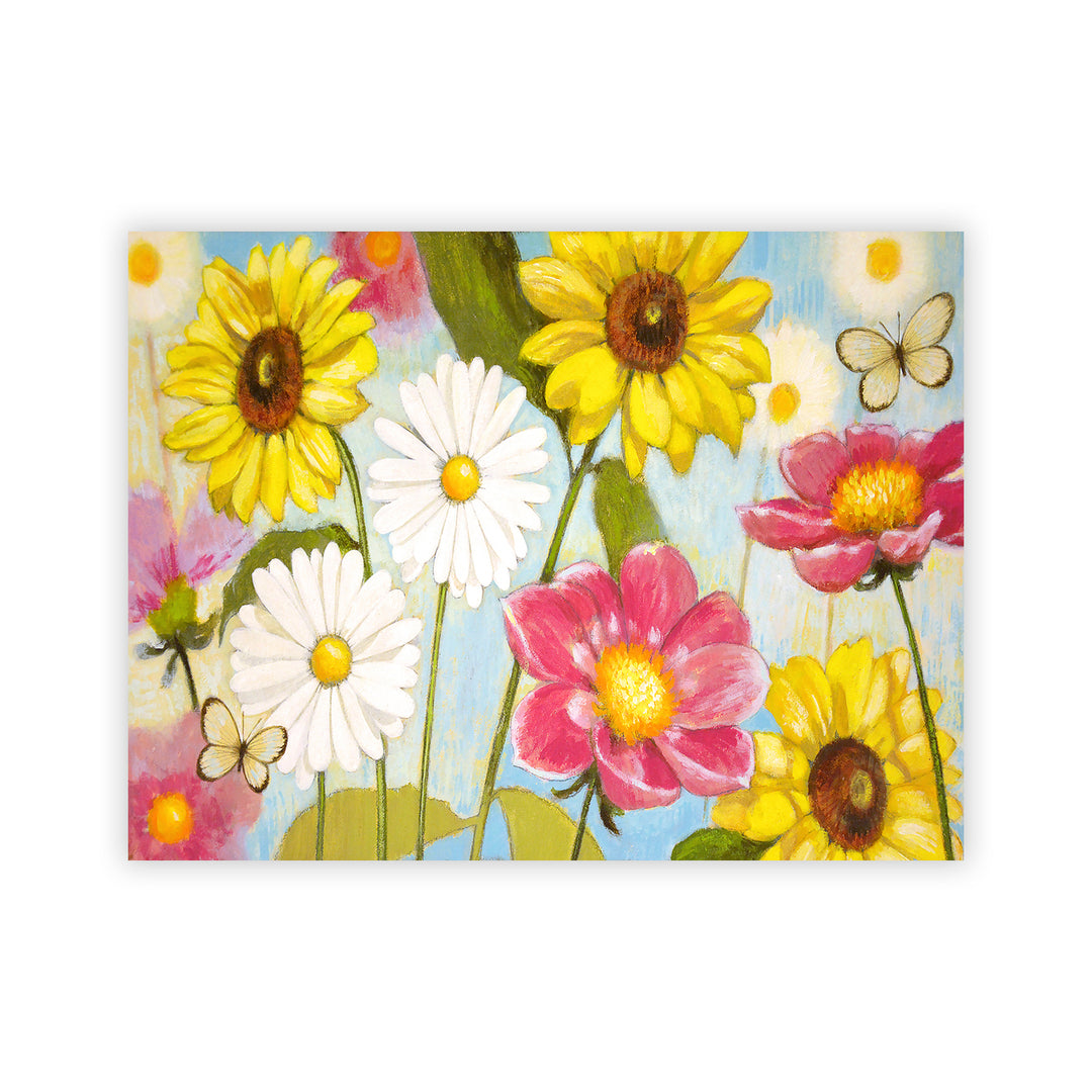 "Daisies Assorted" Acrylic Wall Art