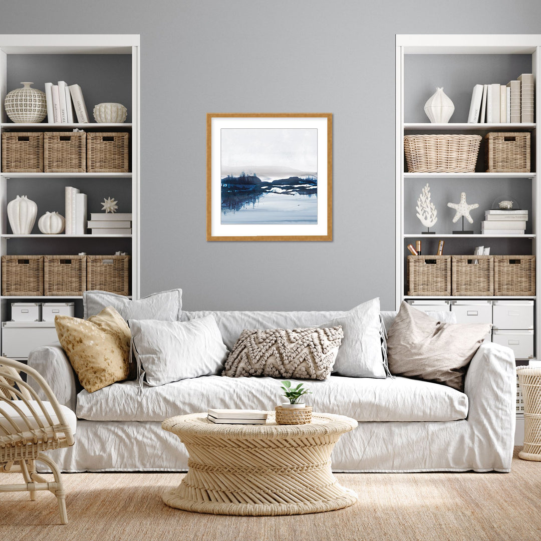 "Sea View" Framed Matted Print Wall Art