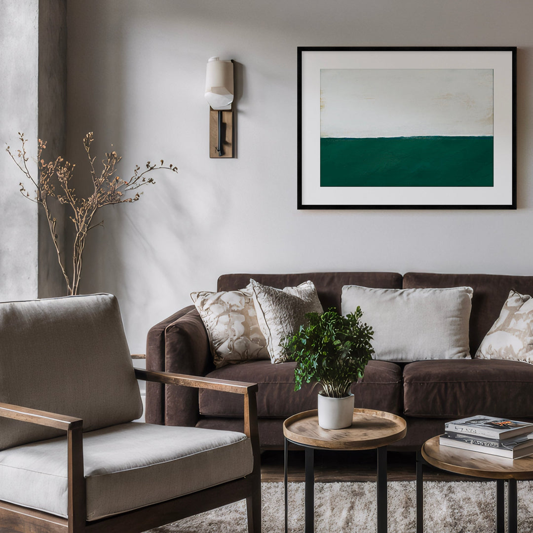 "Terra Modscape VIII" Framed Matted Print Wall Art by ChiChi Décor