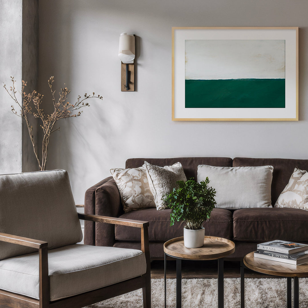 "Terra Modscape VIII" Framed Matted Print Wall Art by ChiChi Décor