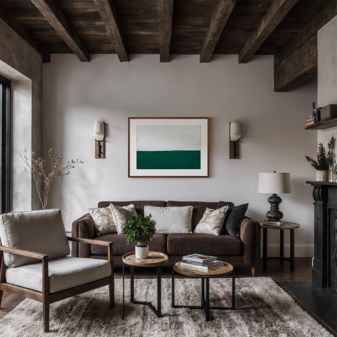 "Terra Modscape VIII" Framed Matted Print Wall Art by ChiChi Décor