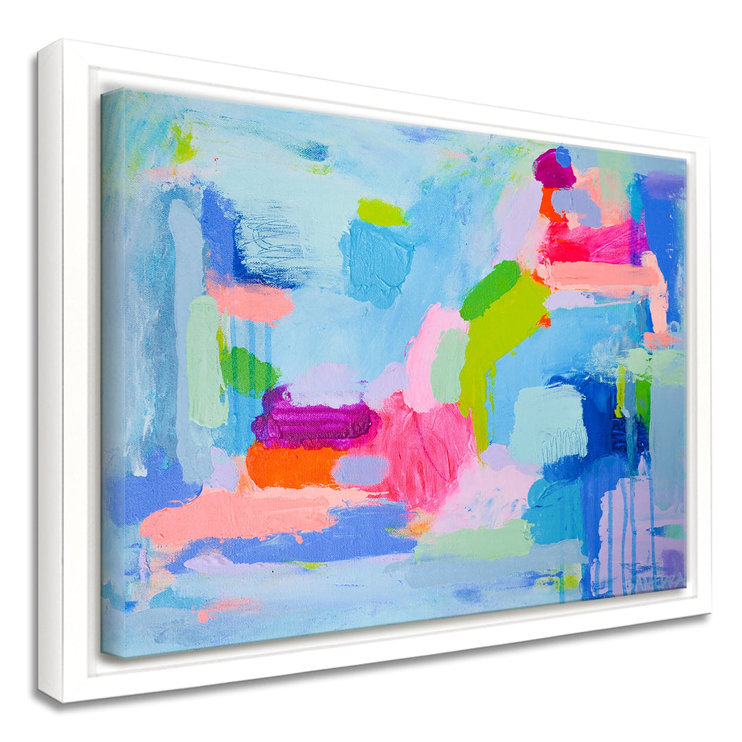 Open box It Was All a Dream' Framed Canvas Wall Art wall art