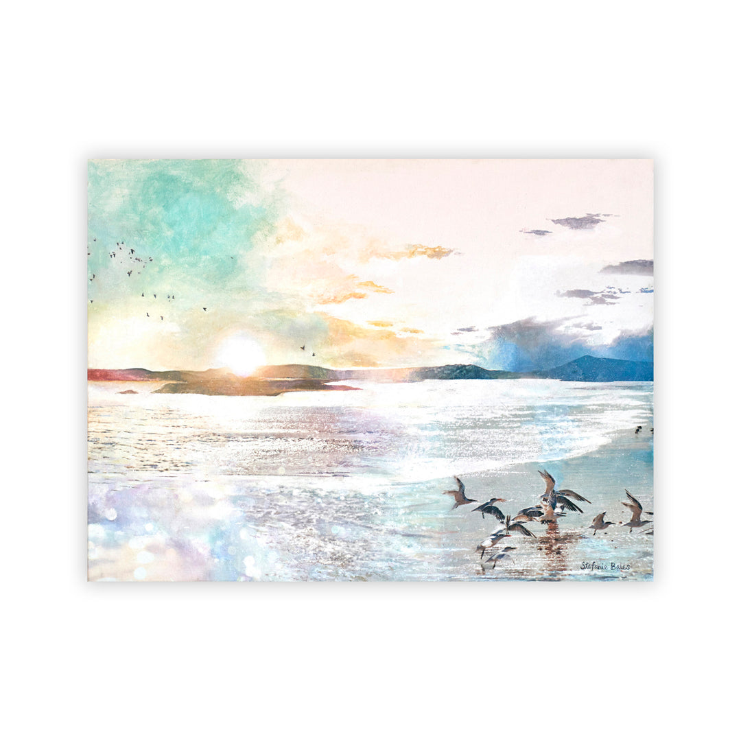 "Crimson Peace" Acrylic Wall Art