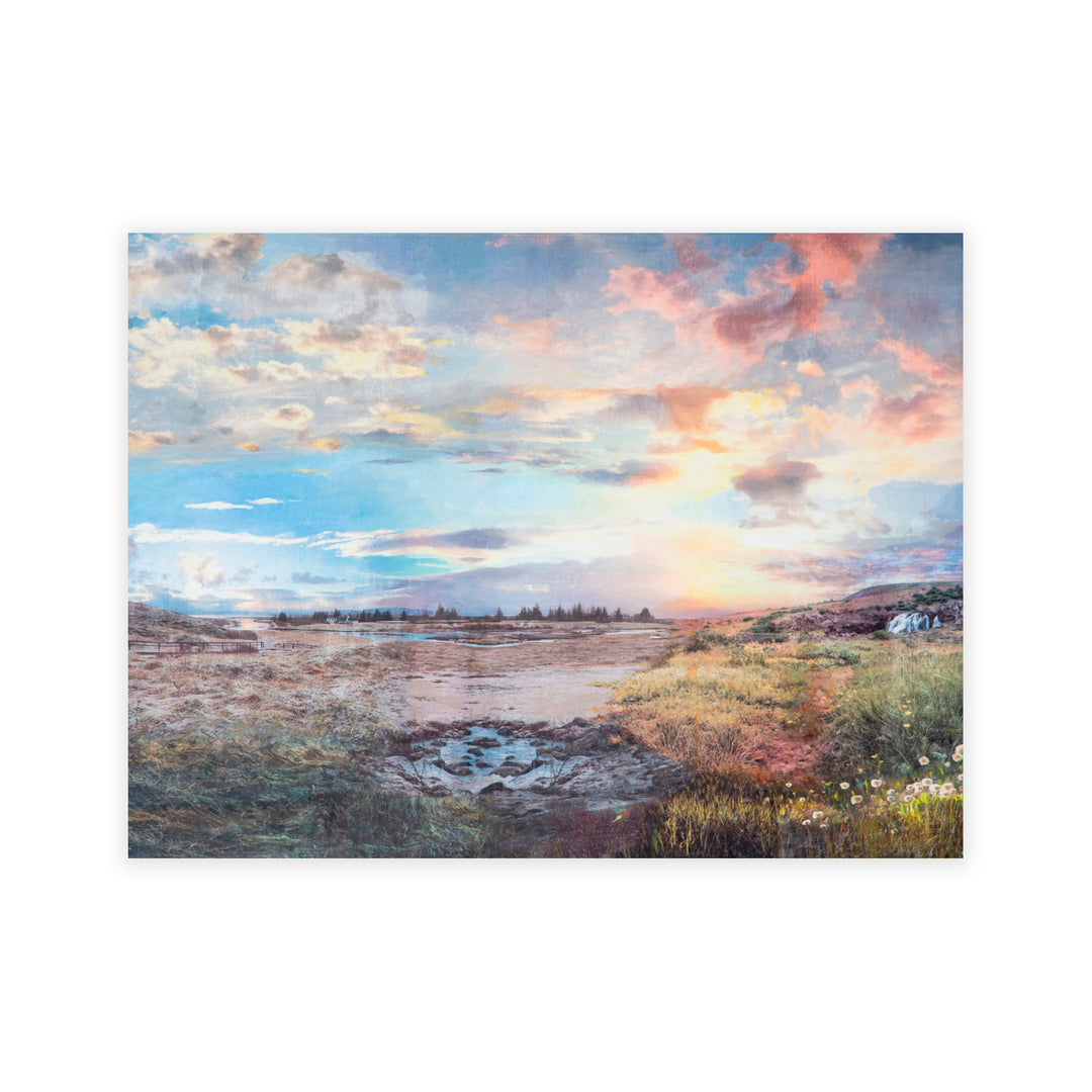 "Ice Landscape" Acrylic Wall Art