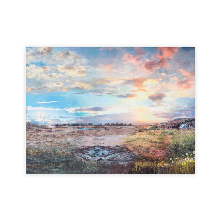 "Ice Landscape" Acrylic Wall Art