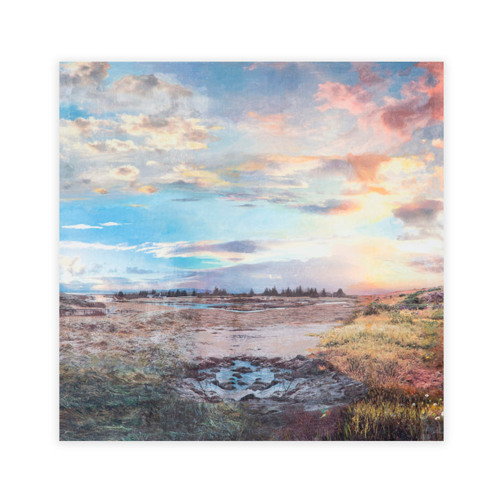 "Ice Landscape" Acrylic Wall Art