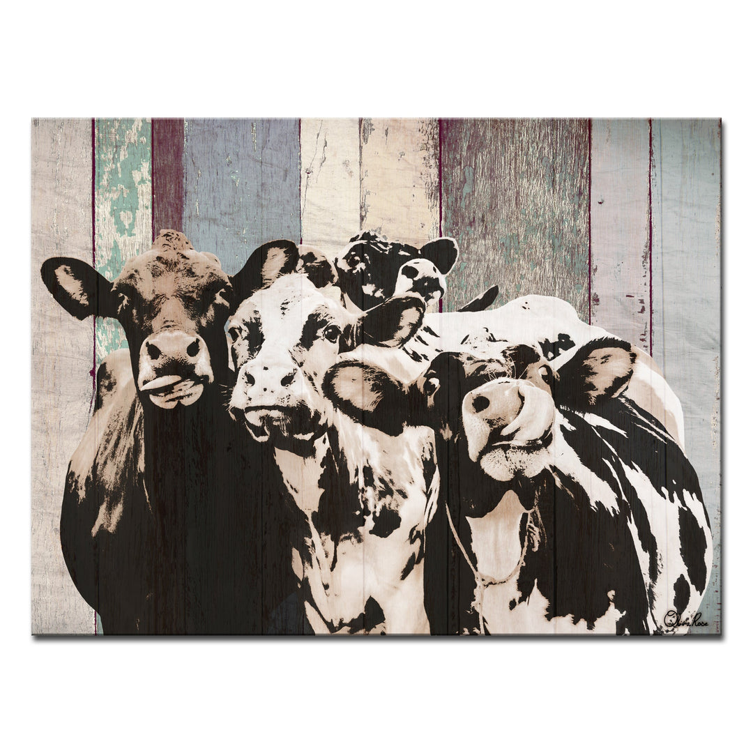 Open box 'Cattle' Wrapped Canvas Wall Art wall art