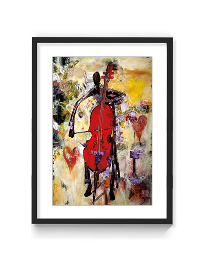 "In the Groove" Framed Matted Print Wall Art