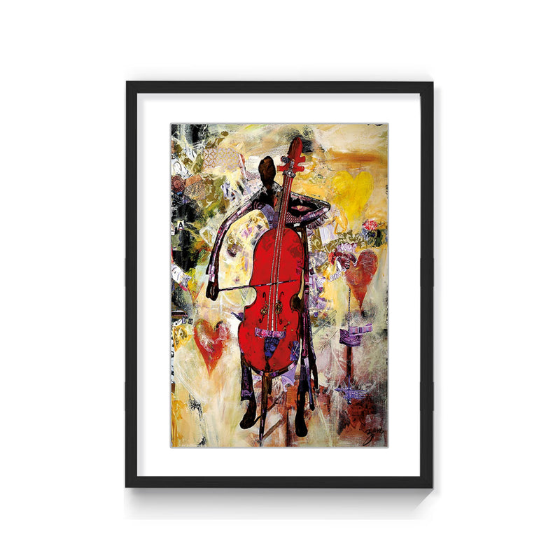 "In the Groove" Framed Matted Print Wall Art