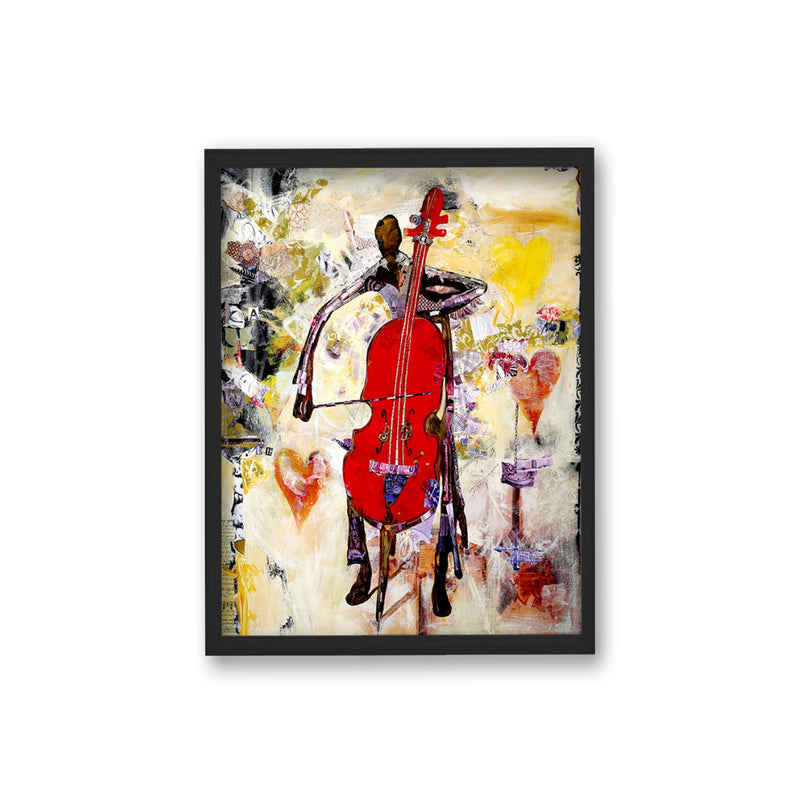 "In the Groove" Framed Textured Wall Art