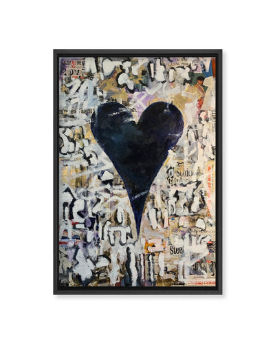 "Onyx" Framed Canvas Wall Art