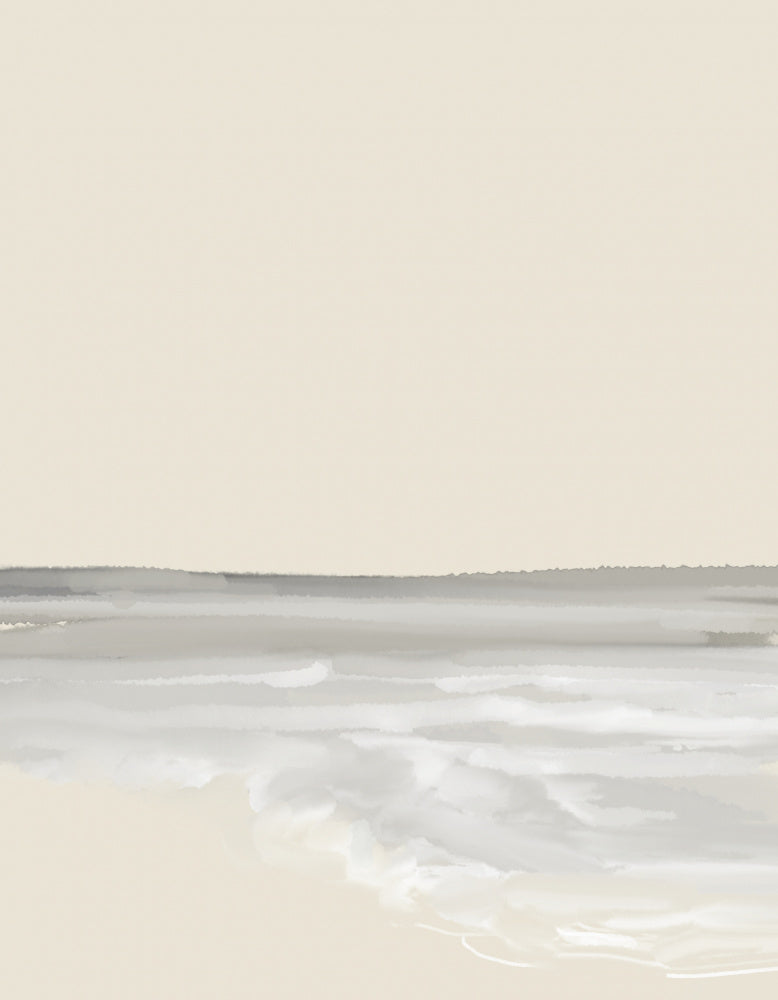"Serene Abstract Seascape" by Josie George — Animal Wall Art