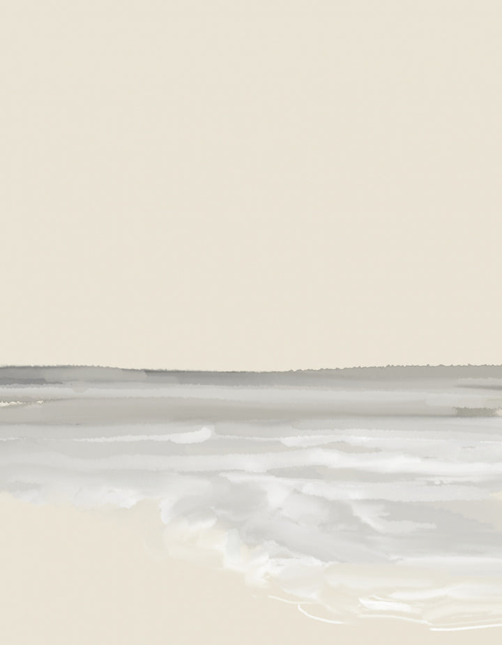 "Serene Abstract Seascape" by Josie George — Animal Wall Art