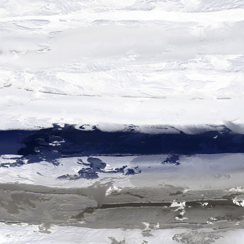 "Frozen Arctic Expanse" by Josie George — Abstract Wall Art